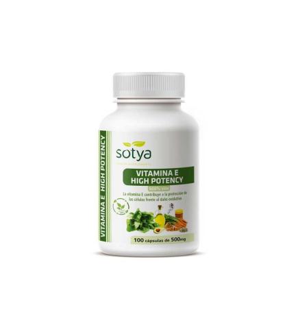 Vitamina E High Potency 500mg 100 capsulas Sotya