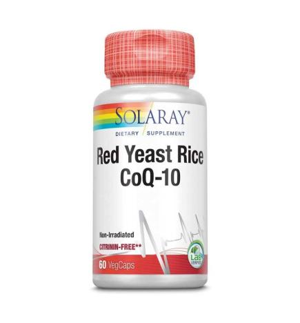 Red Yeast Rice Plus Q10 60 vcaps Solaray