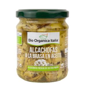 Alcachofas a la brasa en aceite Bio 190g Organica Italia