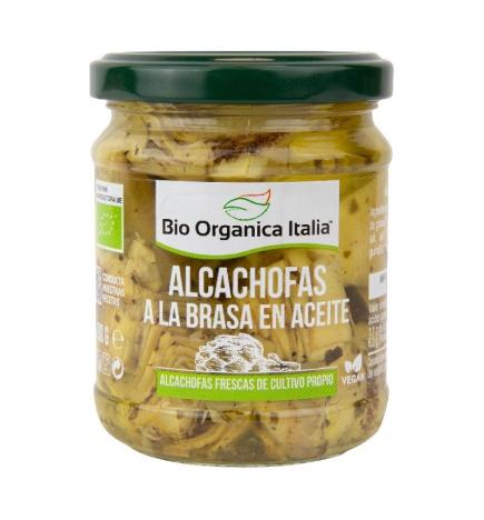 Alcachofas a la brasa en aceite Bio 190g Organica Italia