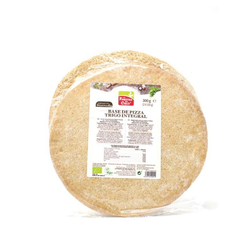 Base de pizza de trigo integral bio 2x150g La Finestra