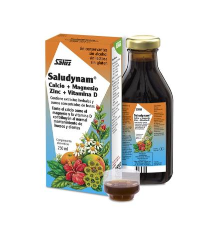 Saludynam Calcio+Magnesio+Zinc+VitD 250ml Salus