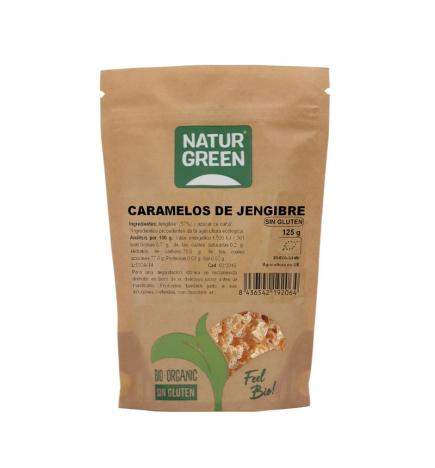 Caramelos dados de jengibre Bio 125g NaturGreen