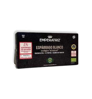 Esparragos blancos gruesos 6-8 frutos Bio lata 390g Emperatriz