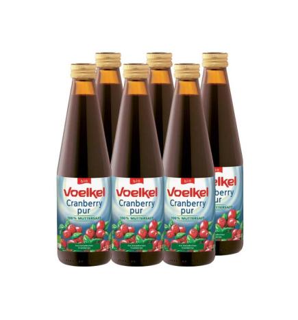 Zumo de arandano rojo puro bio 6x330ml Voelkel