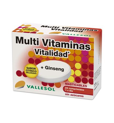 Multivitaminas + Ginseng 24 comprimidos Vallesol