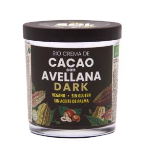 Crema de cacao negro con avellanas bio 200g Sol Natural