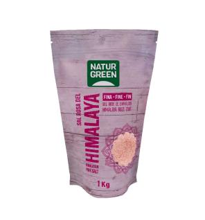 Sal rosa del Himalaya fina 1kg Naturgreen