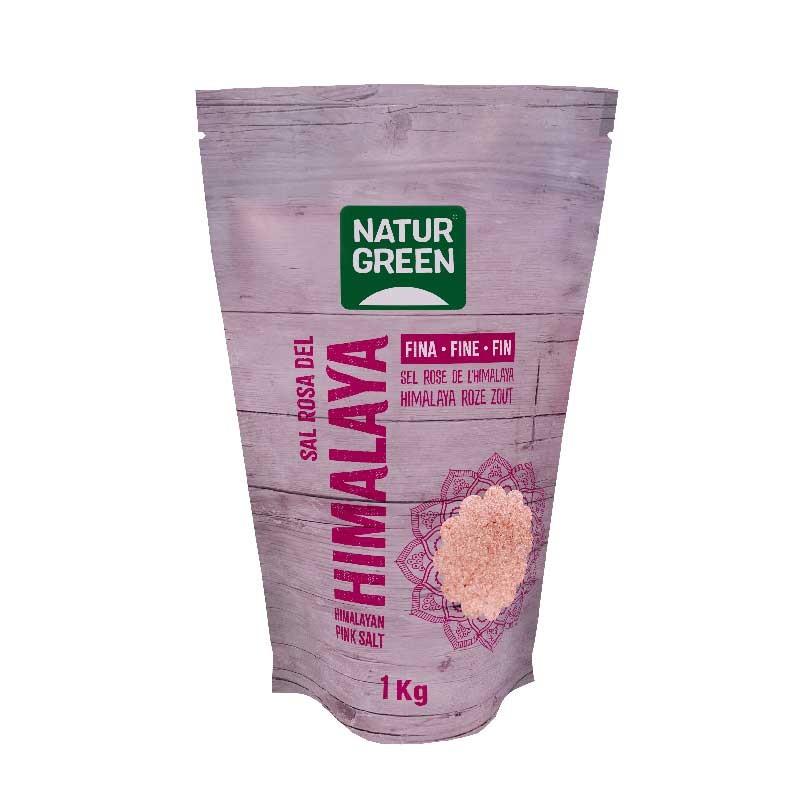 Sal rosa del Himalaya fina 1kg Naturgreen