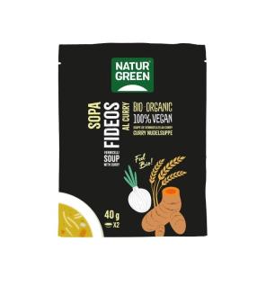 Sopa de fideos al Curry Bio sobre 40g NaturGreen