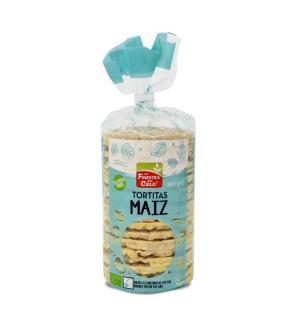 Tortitas de maiz con sal sin gluten bio 120 g La Finestra