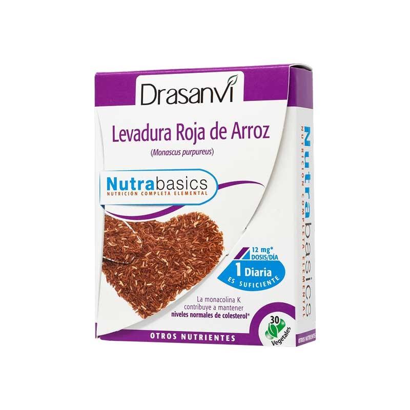 Levadura roja arroz 2.9mg Monacolina 30 capsulas Drasanvi