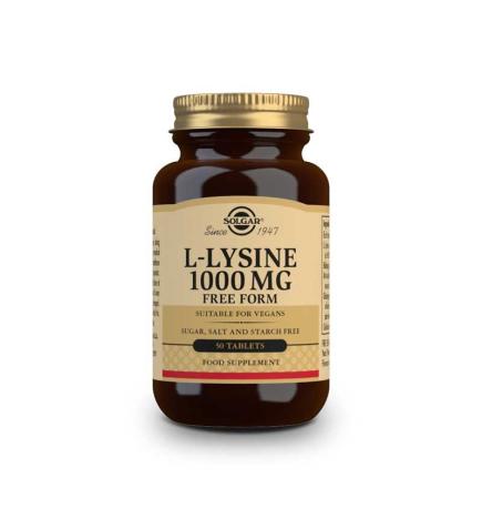 L-Lisina 1000mg 50 comprimidos Solgar