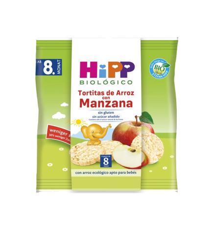 Tortitas de arroz con Manzana Bio 30g Hipp