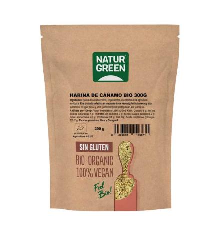 Harina de cañamo Bio 300g NaturGreen