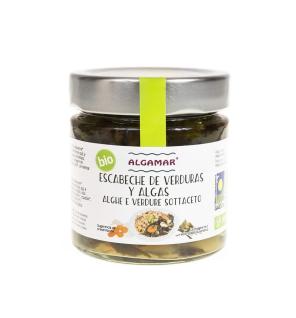 Algas y verduras en escabeche bio 190g Algamar