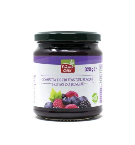 Compota de frutas del bosque bio 320g La Finestra