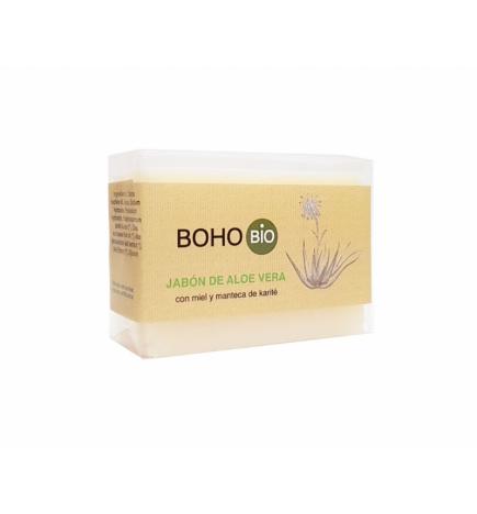 Jabon Aloe vera con miel y manteca de karite Bio 100g BOHO