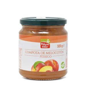 Compota de melocoton bio 280g La Finestra