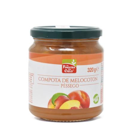 Compota de melocoton bio 280g La Finestra