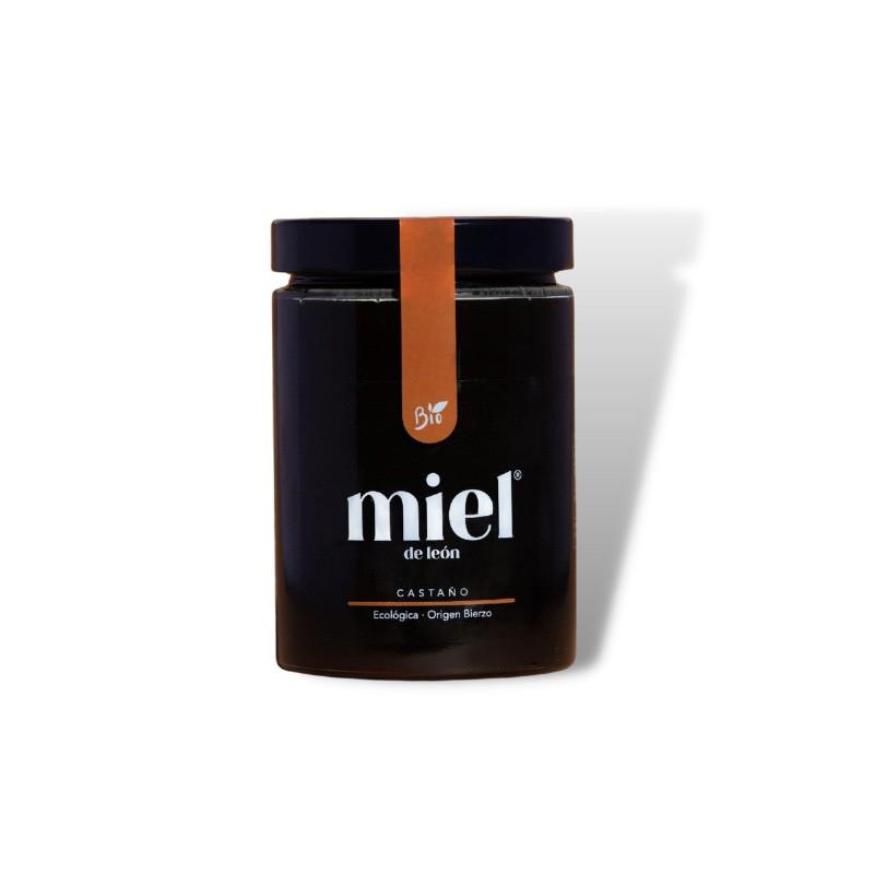 Miel de castaño Bio 800g Miel de Leon