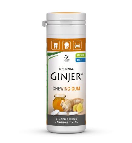 Chicles Ginjer Miel 30g Lemon Pharma