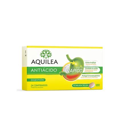 Antiacido digestion efecto rapido 24 comprimidos Aquilea