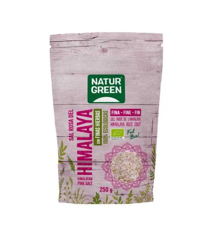 Sal rosa fina del Himalaya con Finas Hierbas 250g Naturgreen