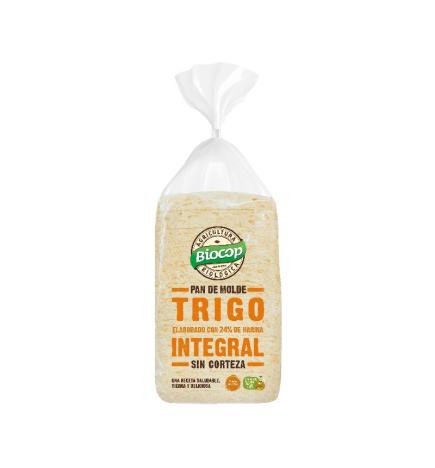 Pan molde trigo integral sin corteza Bio 300g Biocop