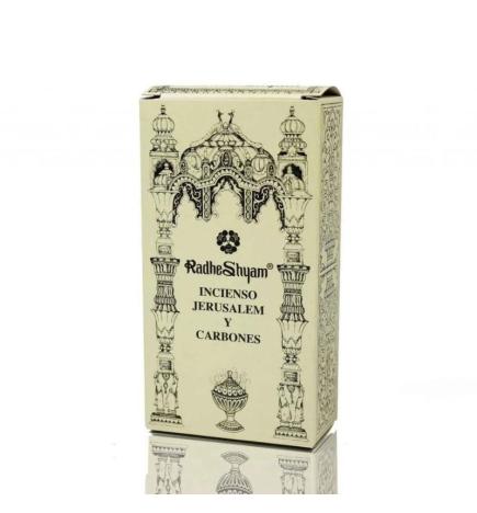 Incienso Jerusalem 50g y Carbones 10u Radhe Shyam