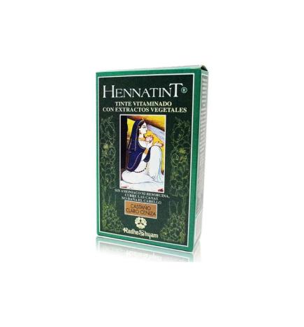 HennaTint 15 castaño claro ceniza 60ml+60ml Radhe Shyam