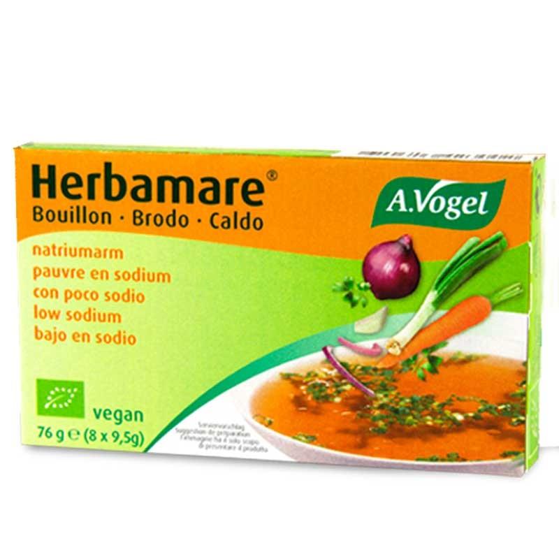 Caldo Herbamare bajo en sodio Bio 8 cubitos A.Vogel