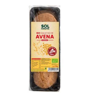 Galletas de Avena integral endulzadas con Datil Bio 170g Sol Natural