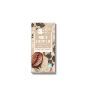 Chocolate vegano blanco con crujiente de café Barista 80g Ichoc