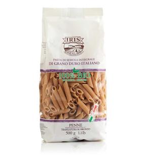 Macarrones de trigo integral BIO 500 g IRIS