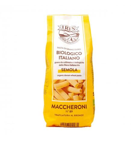 Macarrones grandes de trigo BIO 500 g IRIS