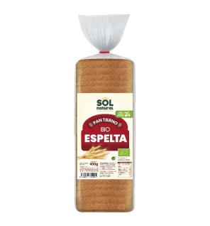 Pan de molde tierno de espelta bio 400g Sol Natural