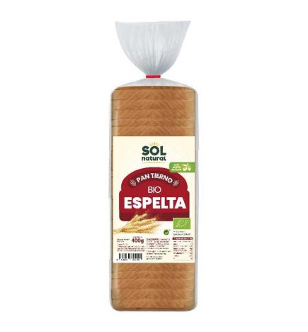 Pan de molde tierno de espelta bio 400g Sol Natural