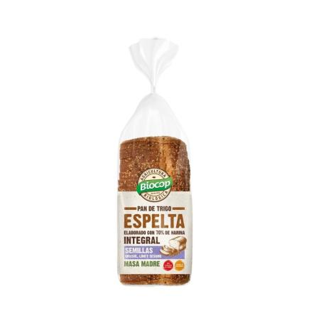 Pan molde espelta integral semillas Bio 400g Biocop