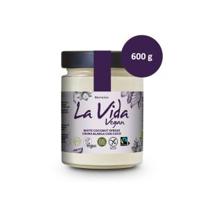 Crema Blanca con Coco Bio 600g La Vida Vegan