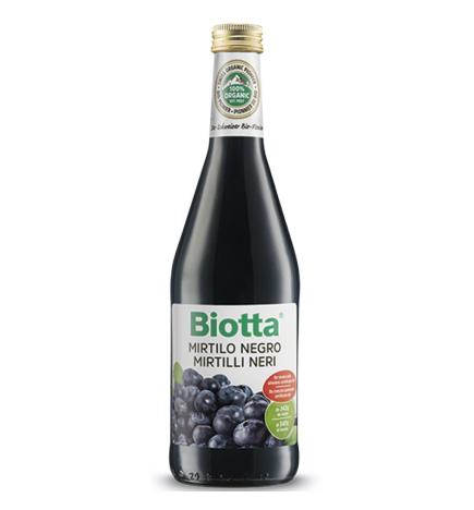 Jugo de Mirtilos Negros Bio 500ml Biotta