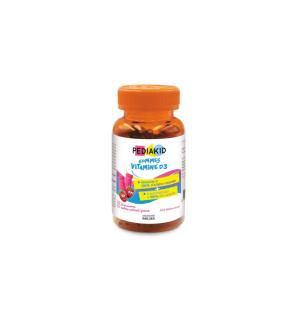 Gominolas Vitamina D sabor Fresa 60 ositos Pediakid