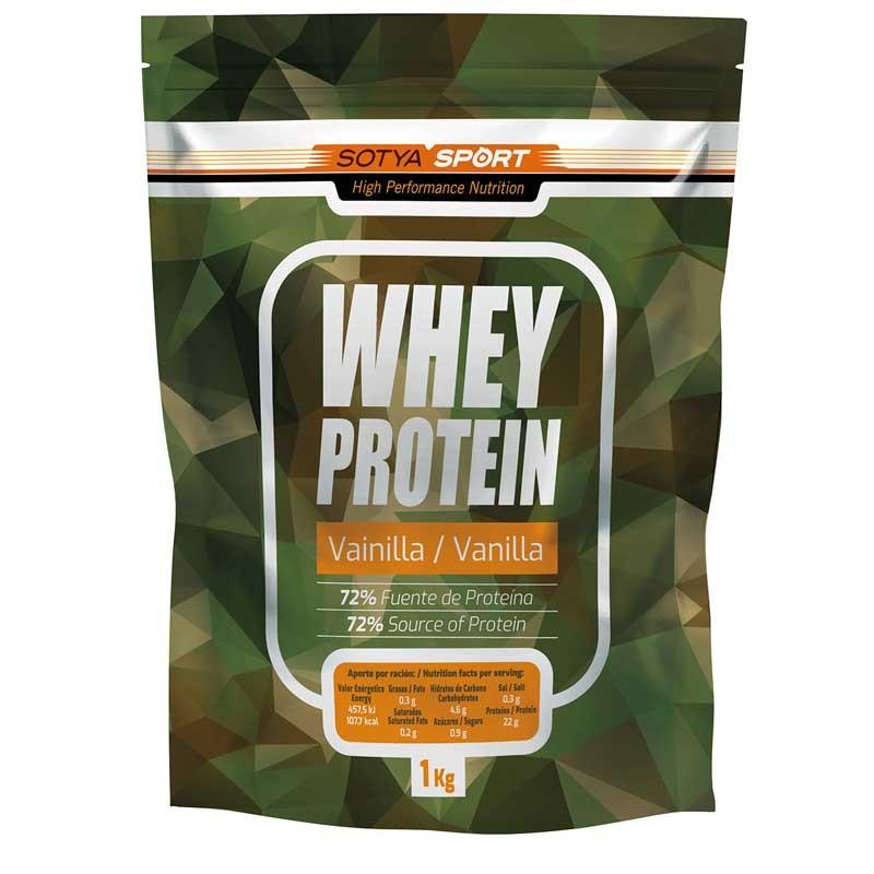 Proteina Whey de suero de leche vainilla Doypack 1 kg Sotya