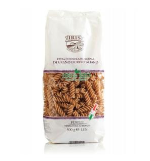 Fusilli de trigo integral BIO 500 g IRIS