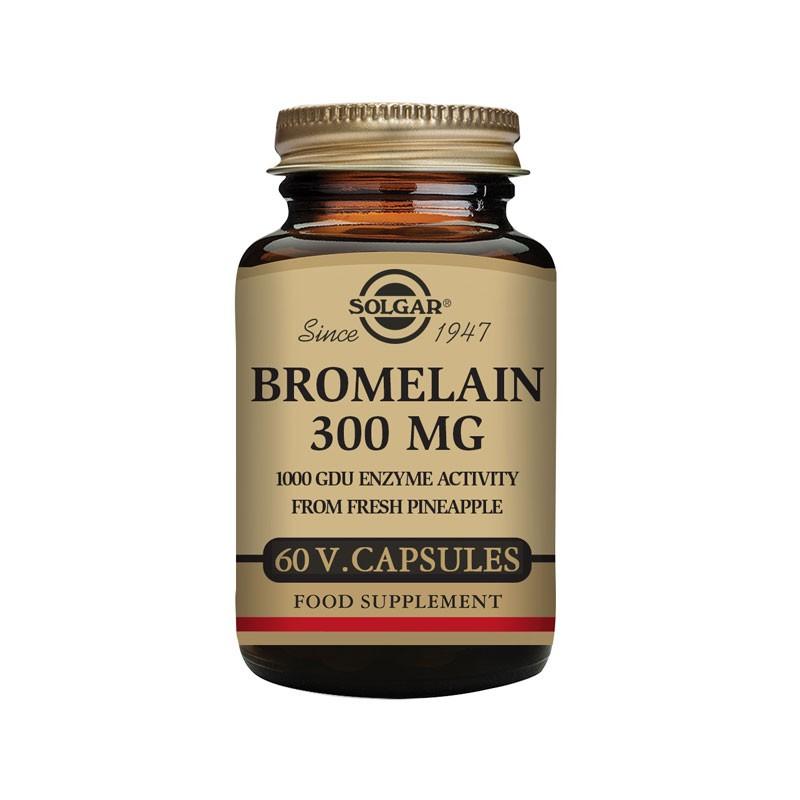 Bromelina 300mg 60 vcaps Solgar