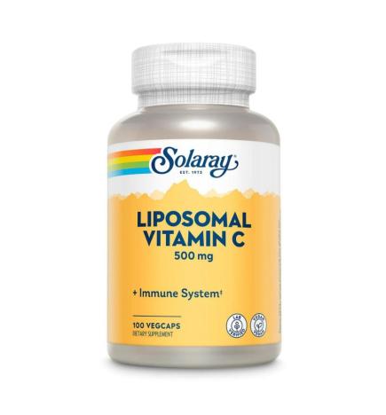 Liposomal Vitamin C 500mg 100 vcaps Solaray