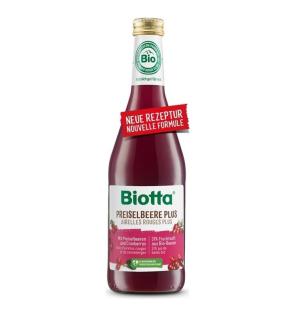 Jugo de arandanos rojos plus Bio 500 ml Biotta