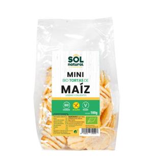 Mini tortitas de maiz Bio 100g Sol Natural