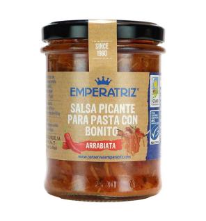 Salsa arrabiata con bonito MSC Bio 200g Emperatriz