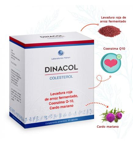 Dinacol Colesterol 30 capsulas Mahen